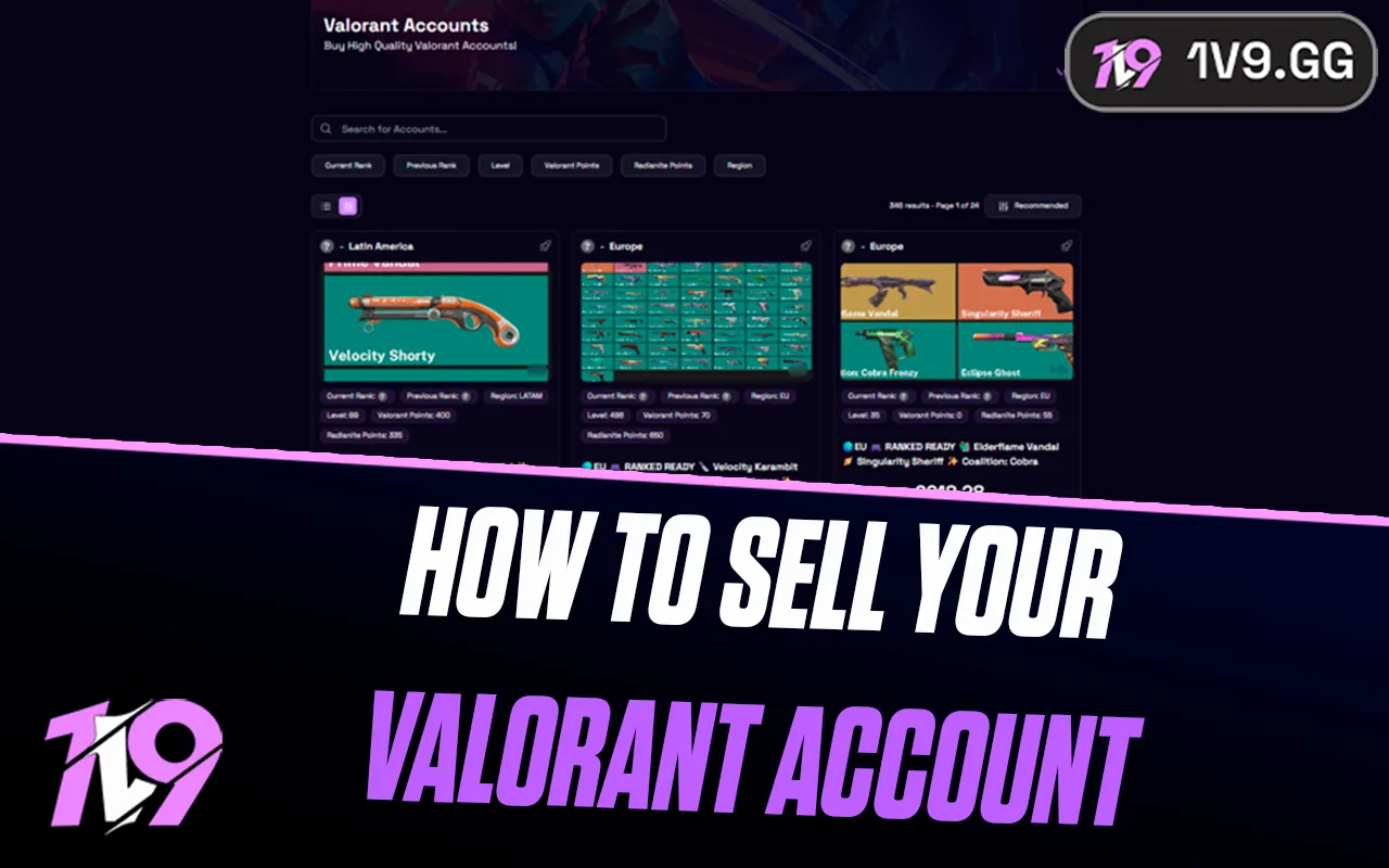 How to Sell Your Valorant Account for Cash